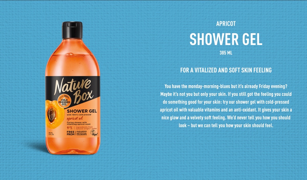 Apricot Shower Gel: Monday-Morning-Blues am Freitagabend