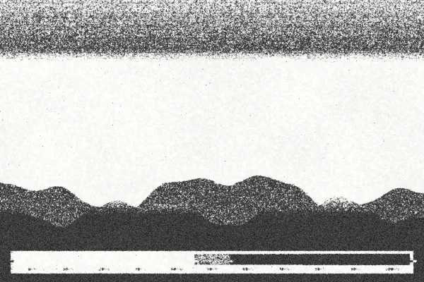 Fotokopie, harte Schwelle mit Störung